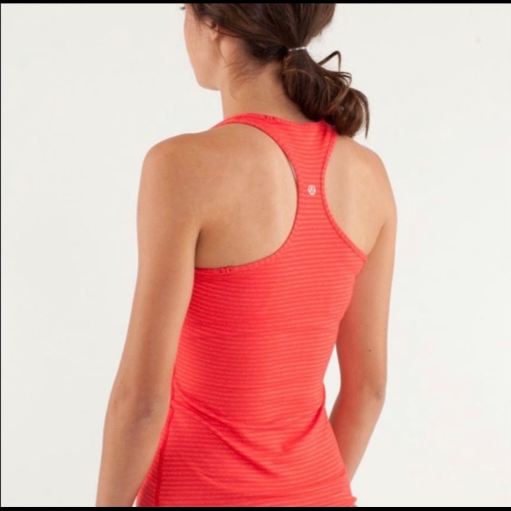 Lululemon Cool Racerback Yoga Workout Tank Red